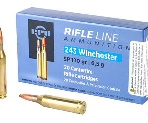 PPU .243 Winchester 100gr Soft Point 20rd Box