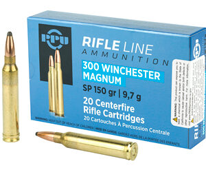PPU 300 Win Mag 150 gr SP – 20rd Box