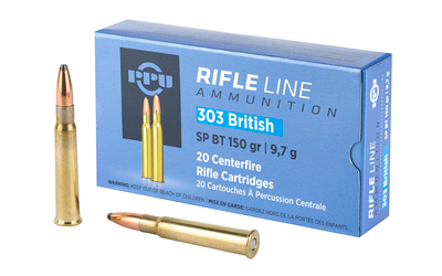 PPU PP303S1 .303 British 150gr SP BT – 20rd Box