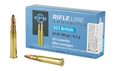 PPU PP303S2 .303 British 180 gr SPBT – 20rd Box