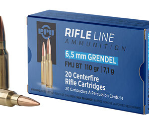 PPU 6.5 Grendel 110gr FMJBT 20rd Box
