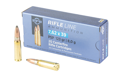 PPUPP739P_1 PPU 7.62×39 123gr Pointed Soft Point — 20rd Box