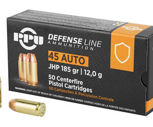 PPU PPD45 .45 ACP 185 gr JHP – 50 Rd Box