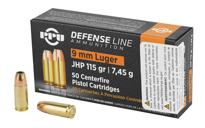 PPUPPD91_1 PPU PPD91 9mm Luger 115gr JHP 50rd