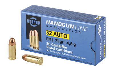 PPUPPH32AF_1 Prvi PPU .32 ACP 71gr FMJ 50 Rounds