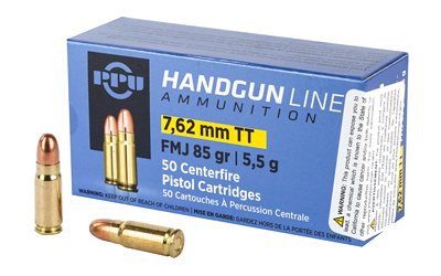 Prvi Partizan PPU 7.62×25 Tokarev 85gr FMJ 50rd