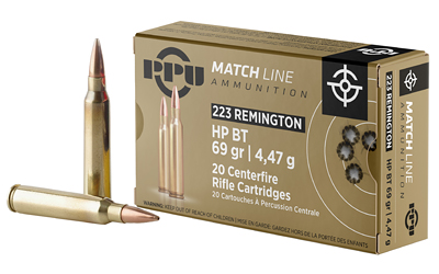 PPU PPM2231 .223 Rem 69 gr Match HPBT 20rd