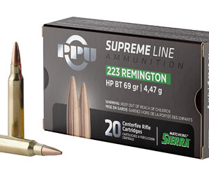 PPU Supreme 223 Rem 69 gr Sierra MatchKing BTHP – 20rd