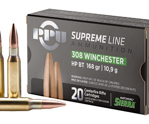 PPU Supreme Line 308 Win 168 gr Sierra MatchKing BTHP, 20rd