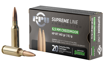 PPU Supreme 6.5 Creedmoor 140 gr MatchKing BTHP 20rd