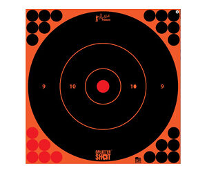 Pro-Shot SplatterShot 12 in Orange Bullseye Target – 5pk