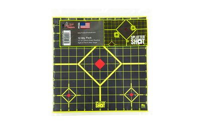 PRO12SI-GREEN-12PK_1 PROSHOT Splatter Shot 12-inch Green Targets — 12 Pack