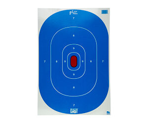 Pro-Shot SplatterShot 12×18 Silhouette Target Hi-Vis Blue 8-Pack