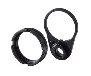 PWS Ratchet Lock Castle Nut & End Plate Set, Black
