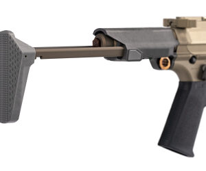 Q-ACC-HB-STOCKASSEMBLY_1 Q LLC Honey Badger Stock Assembly Gray, 2-Position