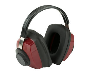 Radians Competitor Earmuff – Red/Black, NRR 26 dB