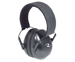 Radians Lowset 21 dB Passive Earmuff, Black