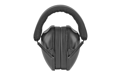 RADLSY0110CS_1 Radians Lowset Youth Earmuff Black, NRR 21, Compact Foldable