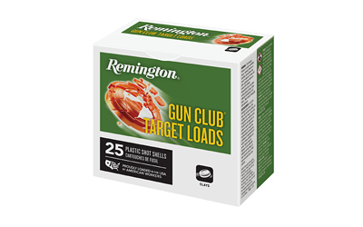 Remington Gun Club 12 GA 2-3/4″ 1-1/8 oz #8 Shot 25/Box