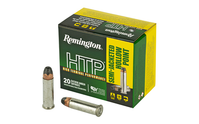 REM22303_1 Remington HTP .38 Special +P 125 gr SJHP — 20 Rounds