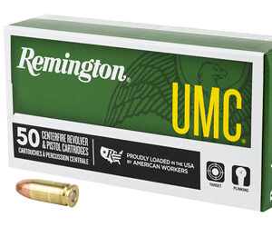 Remington UMC 9mm 124 gr FMJ — 50 rd Box