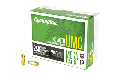 Remington UMC .45 ACP 230 gr FMJ — 250rd Box