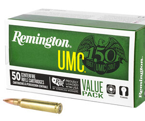 Remington UMC .223 Rem 55 gr FMJ 50rd Box (8-Box Case)