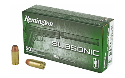 REM28428_1 Remington Subsonic .45 ACP 230 gr FNEB 50 rd