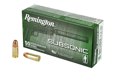 REM28435_1 Remington Subsonic 9mm Luger 147gr FNEB 50rd