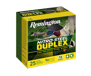 Remington Nitro-Steel Duplex 12ga 3in 1-1/4oz #2 & #4, 25/Box