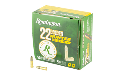 REMR21253_1 Remington Golden Hunter 22 LR 40gr PH 550rd Box