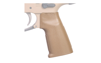 REP100-179_1 Reptilia CQG-NB No-Beavertail AR Pistol Grip FDE