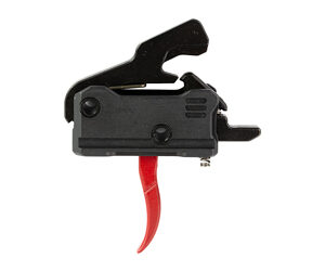 Rise Armament RAVE 140 Trigger — Red Curved 3.5 lb