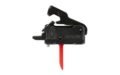RISET017F-PCC-RED_1 Rise Armament Rave PCC Flat Trigger – Red, Single-Stage