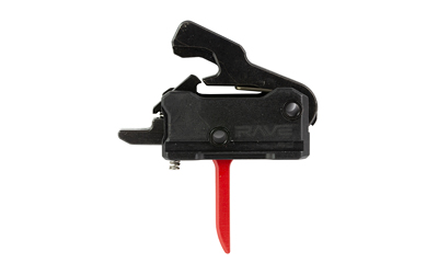 RISET017F-RED_1 Rise Armament RAVE 140 Flat Drop-In Trigger – Red