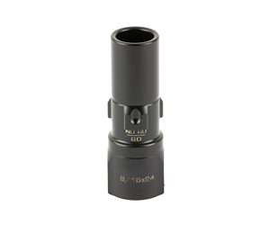 Rugged Obsidian45 3-Lug Adapter 9/16×24, Black