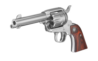 RUG05109_1 Ruger Vaquero .357 Magnum 4.62in Stainless Revolver