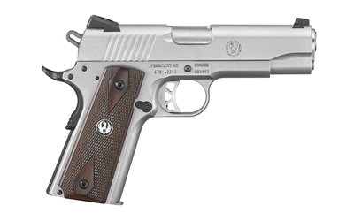 RUG06702_1 Ruger SR1911 Commander 4.25-inch .45 ACP Stainless