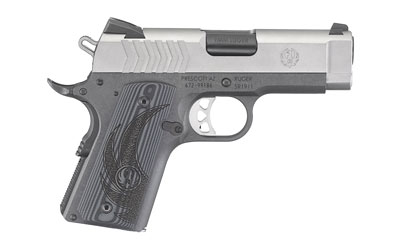 RUG06758_1 Ruger SR1911 Officer 9mm 3.6″ Stainless/Aluminum — 2 Mags