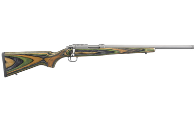 RUGER 77/22 22HORN 18.5″ 6RD STS/GRN