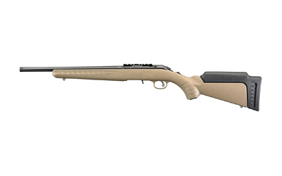 Ruger American Rimfire .22 LR 16″ Threaded Barrel FDE