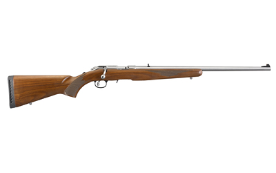 RUG08364_1 Ruger American Rimfire .22 WMR 22″ Stainless Walnut TALO