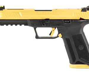 Ruger-57 5.7×28 4.94in Shimmer Gold Cerakote