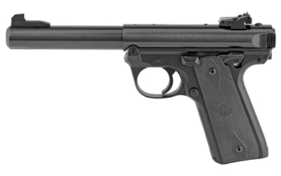 RUG40107_1 Ruger Mark IV 22/45 22 LR 5.5in Bull – Blued, 10rd