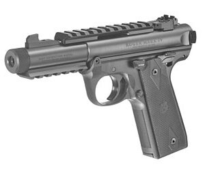 Ruger Mark IV 22/45 Tactical 22 LR 4.4″ Threaded 10rd