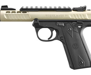 Ruger Mark IV 22/45 Lite .22 LR 4.4″ Threaded Champagne/Black