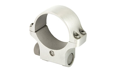 RUG90285_1 Ruger 4K30 30mm Medium Stainless Scope Ring (Single)