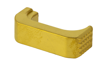 SA-G43X-PRM-GLD-RH_1 Shield Arms Premium Mag Catch RH Gold — Glock 43X/48