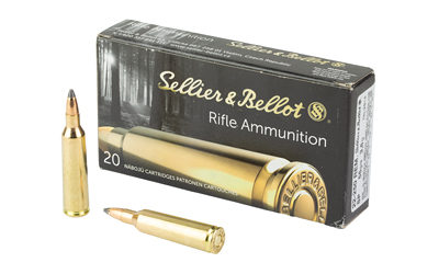SB22250B_1 Sellier & Bellot .22-250 Rem 55gr Soft Point — 20rd
