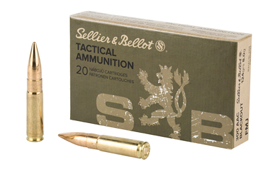 Sellier & Bellot 300 AAC Blackout 124 gr FMJ — 20rd